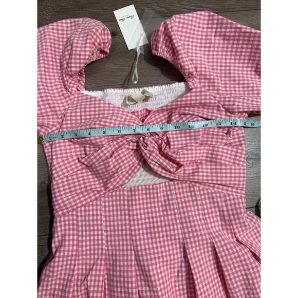 Flora Bea NYC Gionna Pink Gingham Dress nwt small - Picture 7 of 13